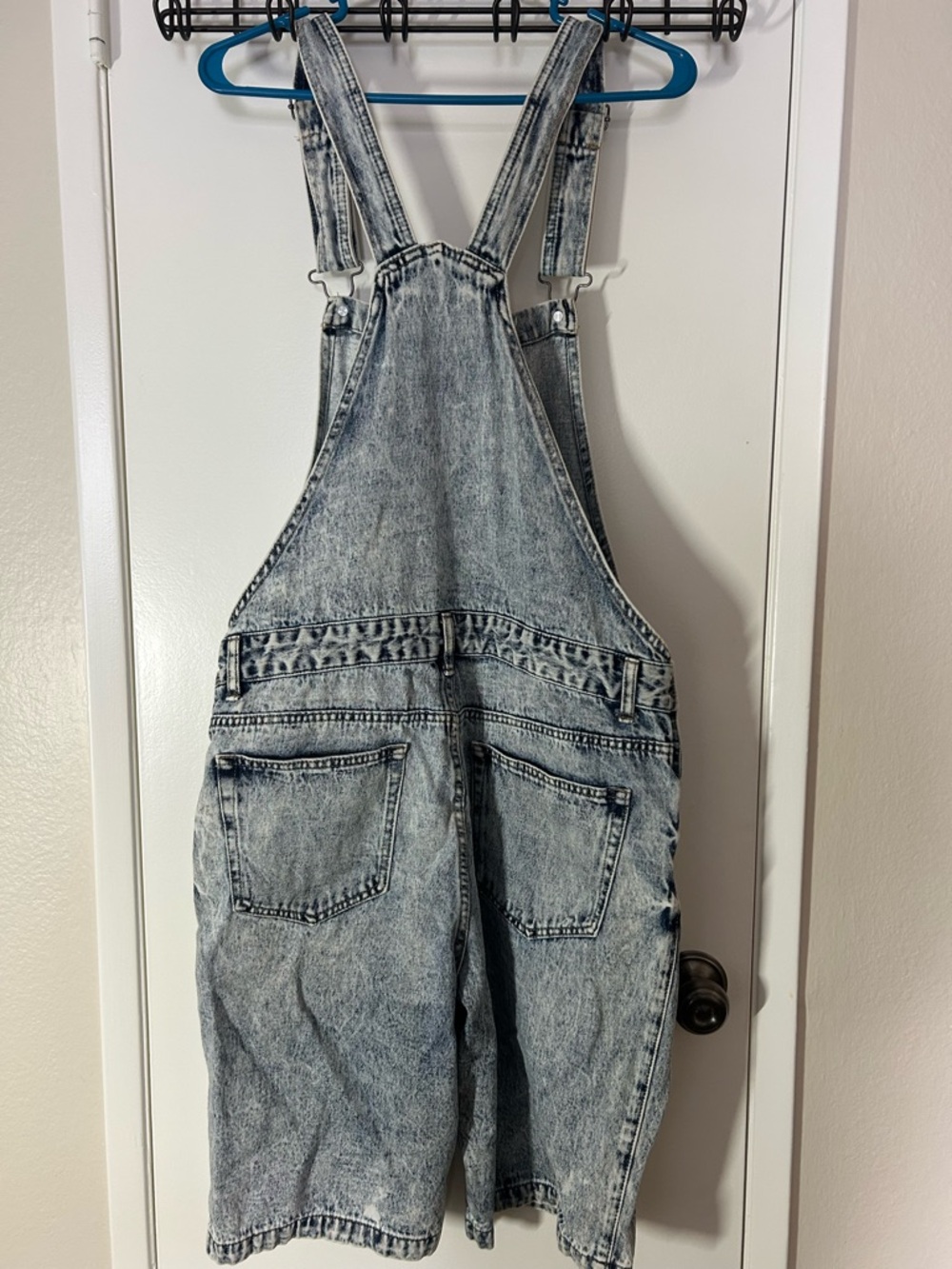 Forever 21 Light Blue Mens Denim Shorts - Picture 2 of 5